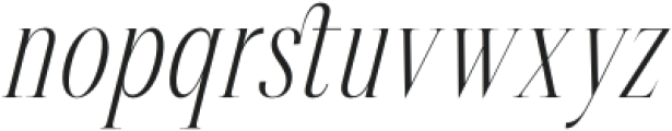 Rastofi Italic otf (400) Font LOWERCASE