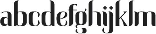 Rastory Regular otf (400) Font LOWERCASE