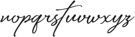 Ratched Signature otf (400) Font LOWERCASE