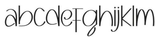 Rathego Regular otf (400) Font LOWERCASE