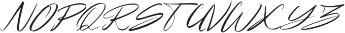 Rathilya Italic otf (400) Font UPPERCASE