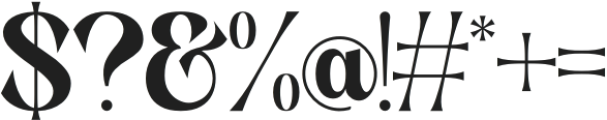 Ratinura otf (400) Font OTHER CHARS