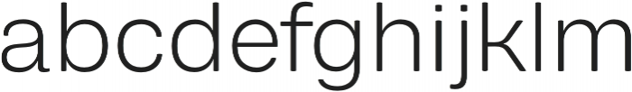 Rationell Light otf (300) Font LOWERCASE