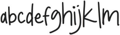 Ratresy Handwritten Regular otf (400) Font LOWERCASE