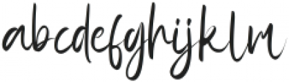 Rattfiny Script otf (400) Font LOWERCASE