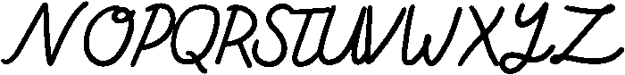 Rattlesnake Regular otf (400) Font UPPERCASE
