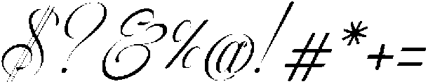 Raufendry Italic otf (400) Font OTHER CHARS