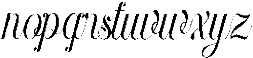 Raufendry otf (400) Font LOWERCASE