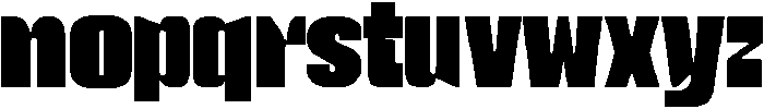 RavedoCompressed-Regular otf (400) Font LOWERCASE