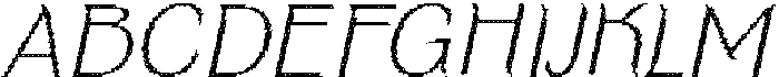 Ravelina Disco Italic otf (400) Font UPPERCASE