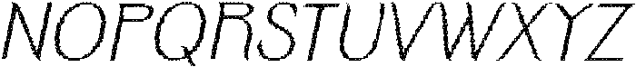 Ravelina Disco Italic otf (400) Font UPPERCASE