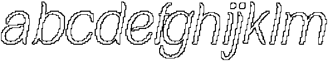 Ravelina Pixel Outline otf (400) FONT
