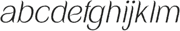 RavelinaRough-Italic otf (400) Font LOWERCASE