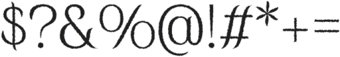 RavelinaRough-Regular otf (400) Font OTHER CHARS