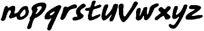 Ravella Italic otf (400) Font LOWERCASE