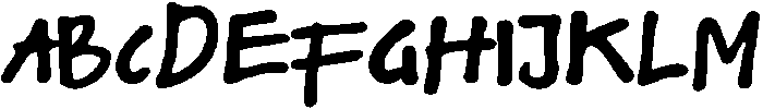 Ravella Regular otf (400) Font UPPERCASE