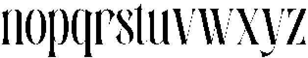 Ravemy Regular otf (400) Font LOWERCASE