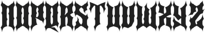 Raven Faith Regular otf (400) Font UPPERCASE