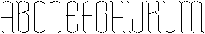 Raven Hell Thin Gothic otf (100) Font UPPERCASE