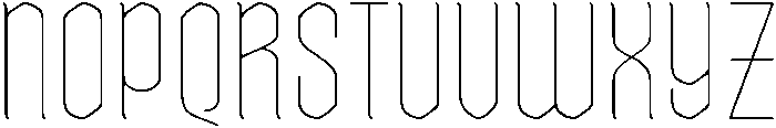 Raven Hell Thin Round otf (100) Font UPPERCASE