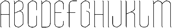Raven Hell Thin Round otf (100) Font UPPERCASE