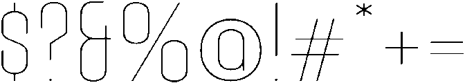 Raven Hell Thin otf (100) Font OTHER CHARS