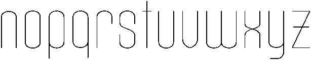 Raven Hell Thin otf (100) Font LOWERCASE