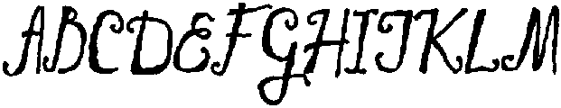 Raven Jazz Regular otf (400) Font UPPERCASE