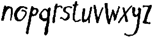 Raven Jazz Regular otf (400) Font LOWERCASE