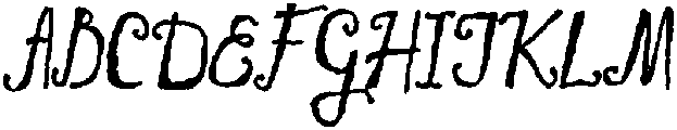 Raven Jazz Regular ttf (400) Font UPPERCASE