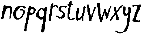 Raven Jazz Regular ttf (400) Font LOWERCASE