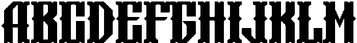 Raven Regular ttf (400) Font UPPERCASE