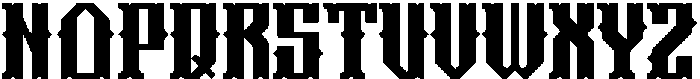 Raven Regular ttf (400) Font UPPERCASE