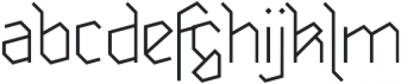Ravenholm Thin otf (100) Font LOWERCASE