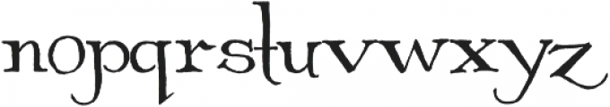 Ravenly otf (400) Font LOWERCASE