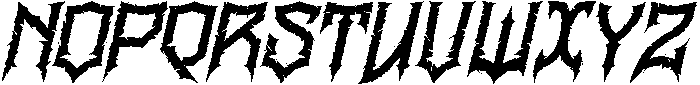 Ravenmorth Italic otf (400) Font UPPERCASE