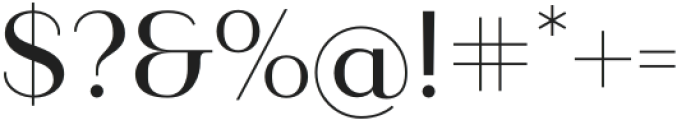 Ravensara Sans Medium otf (500) Font OTHER CHARS