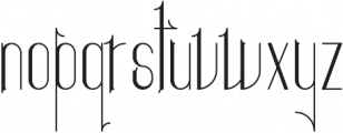 Ravenside ThinBold otf (100) Font LOWERCASE