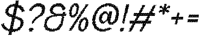 Raventy Disco Italic otf (400) Font OTHER CHARS