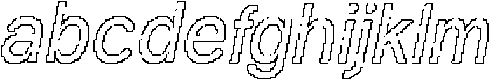 Raventy Pixel Outline otf (400) FONT