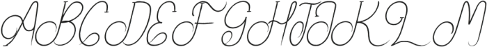 Ravey Italic otf (400) Font UPPERCASE