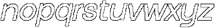 Ravio Pixel Outline otf (400) Font LOWERCASE
