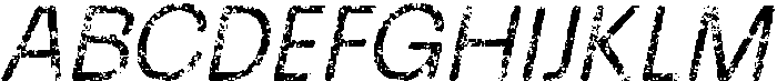 Ravio Rounded Stamp Italic otf (400) Font UPPERCASE