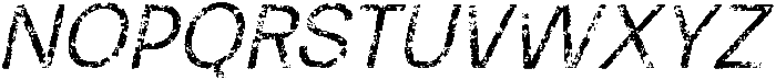 Ravio Stamp Italic otf (400) Font UPPERCASE