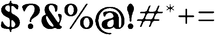 Ravlco Regular otf (400) Font OTHER CHARS