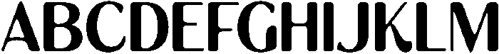 Ravlco Regular otf (400) Font UPPERCASE