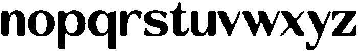 Ravlco Regular otf (400) Font LOWERCASE