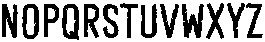 Raw Brush Bold otf (700) Font LOWERCASE