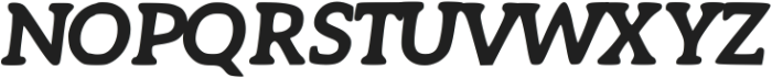 Raw Serif Bold Italic otf (700) Font UPPERCASE