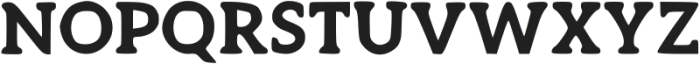 Raw Serif Bold otf (700) Font UPPERCASE